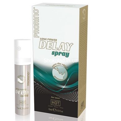 Продовжуючий та ерекційний спрей для чоловіків Prorino long power Delay Spray, 15 мл - картинка 2