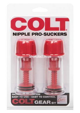 Помпи для сосків COLT Nipple Pro-Suckers червоні - картинка 3