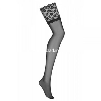 Панчохи Obsessive Letica stockings black S / M - картинка 2