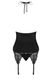 Корсет Obsessive 828-COR-1 corset, Черный, S/M - зображення 2