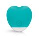 GVO010 Вибратор для клитора в форме сердца Oron Good Vibes Only, силиконовый, синий, 6 см - изображение 4