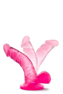Фалоімітатор NATURALLY YOURS 4INCH MINI COCK PINK, Рожевий - картинка 3
