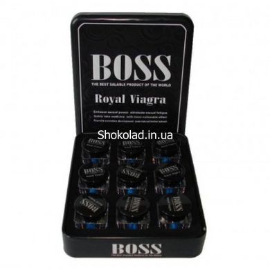 Таблетки для потенції Boss Royal Viagra за (ціна за баночку, 3 капсули) - картинка 1