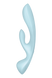 Вибоатор кролик SATISFYER TRIPLE OH LIGHT BLUE - зображення 3