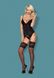Корсет Obsessive 810-COR-1 corset & thong black L/XL - изображение 4