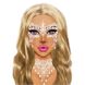 Наклейки для лица Diamond Sticker Masquerade White Leg Avenue - изображение 1