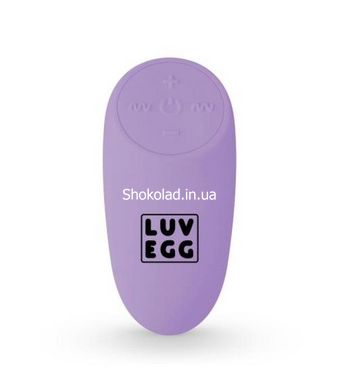 Вагинальное яйцо с вибрацией и дистанционным пультом Luv Egg XL лиловое - картинка 1