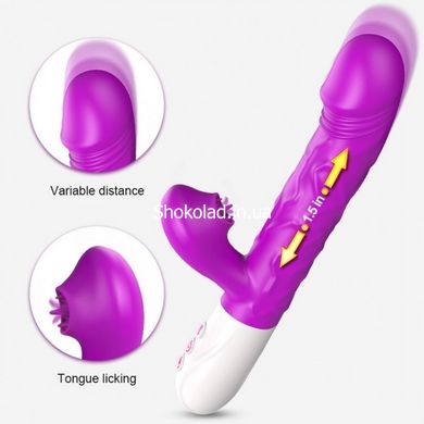 Вібратор Silicone Tongue 10 Function - картинка 2