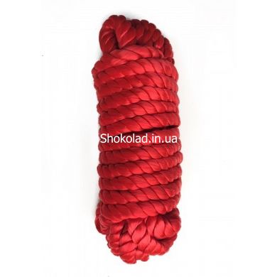 Мотузка для зв'язування 5 метрів, червона - картинка 2