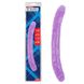 Фаллоимитатор двухсторонний фиолетовый Chisa Hi-Rubber 32,5 см *3,5 см - изображение 1