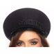 Офицерская шляпа Festival Officer Hat от Rhinestone Leg Avenue, черная - изображение 2