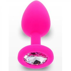 Анальная пробка розовая маленькая Diamond Booty Jewel Toy Joy - картинка 1