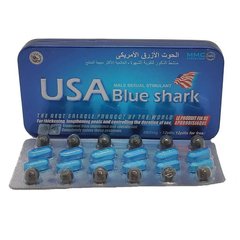 Таблетки для потенції Блакитна Акула (ціна за упаковку, 12 таблеток) - картинка 1
