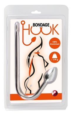 Крюк Анальный Bondage Hook, металл - картинка 1