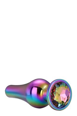 DT21820 Анальная пробка конической формы Dream Toys GLEAMING LOVE COLOURED PLEASURE PLUG S - картинка 4