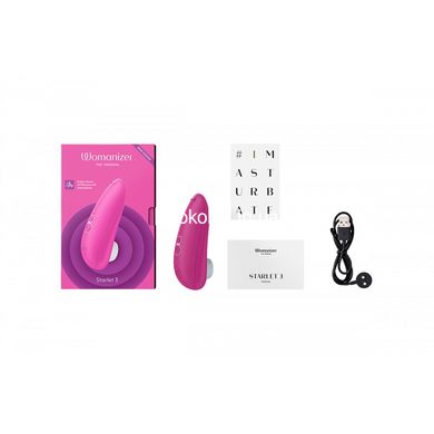 Вакуумний кліторальний стимулятор Womanizer Starlet 3 Pink, Рожевий - картинка 6