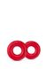 Набор эрекционных колец STAY HARD DONUT RINGS OVERSIZED RED - изображение 1