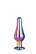 Dt21820 анальна пробка конічної форми Dream Toys GLEAMING LOVE COLOURED PLEASURE PLUG S - зображення 3