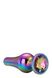 DT21820 Анальная пробка конической формы Dream Toys GLEAMING LOVE COLOURED PLEASURE PLUG S - изображение 4
