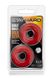 Набір ерекційних кілець STAY HARD Donut RINGS OVERSIZED RED, Червоний, Розмір посилки : 8,50 х 13,50 х 2,00 - зображення 2