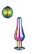 DT21820 Анальная пробка конической формы Dream Toys GLEAMING LOVE COLOURED PLEASURE PLUG S - изображение 1