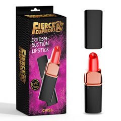Вакуумный стимулятор клитора в форме помады Chisa Fierce Euphoria Erotism - Suction Lipstick C - картинка 1