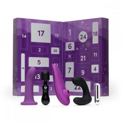 Адвент календар (24 предмети) Lovehoney Couple's Advent Calendar Фіолетовий - картинка 1