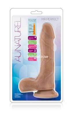 Фалоімітатор з подвійною щільністю au NATUREL 8.5 INCH MISTER PERFECT MOCHA - картинка 2