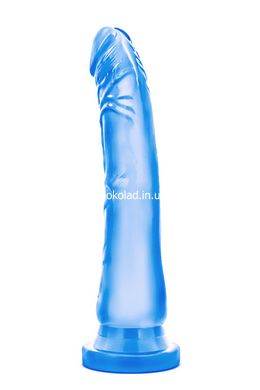 Гелевий фалоімітатор B YOURS SWEET N HARD 6 BLUE, Blue, 20см - 7.9дюйм. - картинка 3