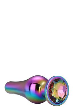 DT21821 Анальная пробка конической формы Dream Toys GLEAMING LOVE COLOURED PLEASURE PLUG M - картинка 4