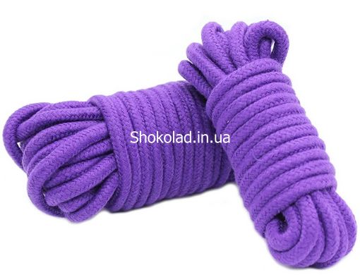 Мотузка для зв'язування 5 метрів, фіолетова - картинка 1