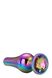 Dt21821 анальна пробка конічної форми Dream Toys GLEAMING LOVE COLOURED PLEASURE PLUG M - зображення 4
