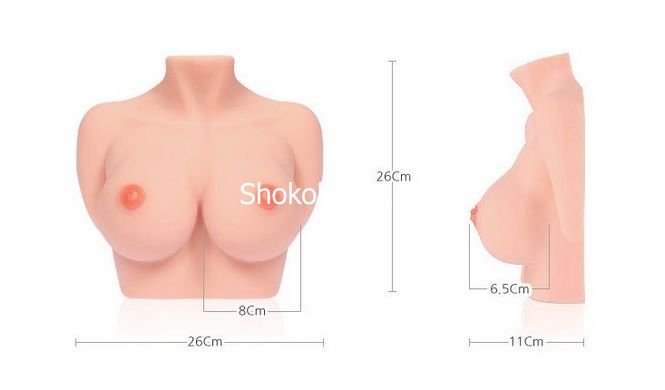Мастурбатор-груди Kokos Bouncing Titties C cup, Телесный - картинка 3