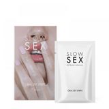 Мятные полоски для орального секса Bijoux Indiscrets Oral sex strips - SLOW SEX, 7 шт - картинка 1
