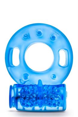 Набор вибро-эрекционных колец Stay Hard Blush 2 шт, голубые, 3.8 см - картинка 3