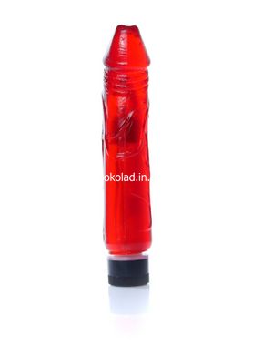 Вібратор реалістичний червоний Vibrator-Juicy Jelly - Multispeed Red - картинка 3