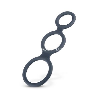 Тройное силиконовое кольцо Boners для пениса Triple Ring - картинка 3