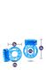 Набор вибро-эрекционных колец Stay Hard Blush 2 шт, голубые, 3.8 см - изображение 5
