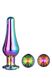 DT21873 набір анальних пробок конічної форми Dream Toys GLEAMING LOVE PLEASURE SET MULTICOLOUR - зображення 4