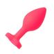 Анальна Pink Silicone Heart Light Pink, M, Рожевий, для новачків та просунутих користувачів - зображення 3
