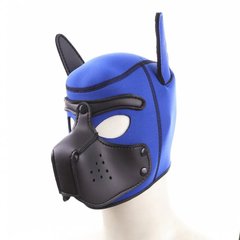 БДСМ маска собаки Be My Master Bondage Puppy Hood Blue - картинка 1