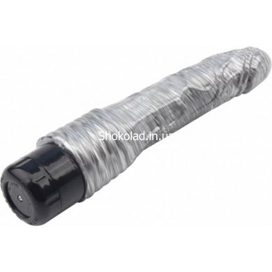 Вібратор реалістичний Chisa Dark Muscle 22.3 см, сріблястий, Сріблястий - картинка 4