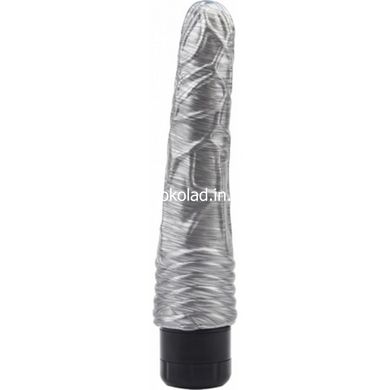 Вібратор реалістичний Chisa Dark Muscle 22.3 см, сріблястий, Сріблястий - картинка 3