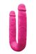 Подвійний фалоімітатор COLOURS DP PLEASURES PINK, Рожевий, Розмір посилки : 12,00 х 27,00 х 4,00 - зображення 1