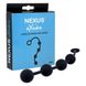 Анальний ланцюжок Nexus Excite, силіконові, 30 см х 3 см, чорний - зображення 3