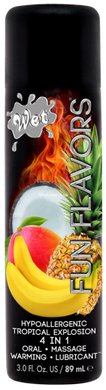 Разогревающий лубрикант Wet Fun Flavors Tropical Fruit Explosion (мультифрукт) 89 мл - картинка 1