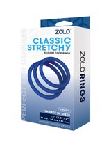 Набор эрекционных колец ZOLO CLASSIC STRETCHY SILICONE COCK RING - картинка 1