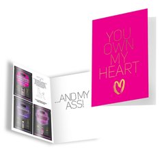 Подарочная открытка с набором Сашетов плюс конверт Kama Sutra You Own My Heart - картинка 1