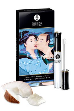 Блеск для губ DIVINE ORAL PLEASURE GLOSS COCONUT, 10мл - картинка 1