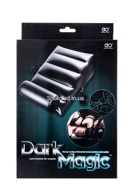 Подушка для сексу DARK MAGIC RAMP Wedge INFLATABLE CUSHION, Черный, 95 x 60 x 36 (Д x Ш x В) - картинка 2